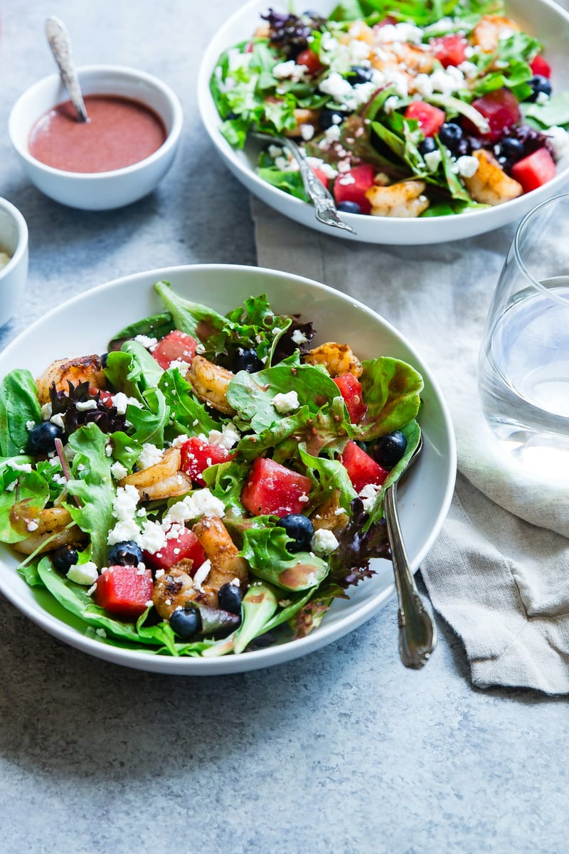 Greek salad and Mediterranean flavours typical of a Mykonos food day
